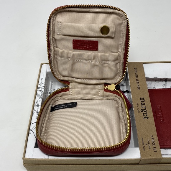 NWT Margot New York Leather Jewelry and Credit Card Case Julia and Joyce - Picture 4 of 6